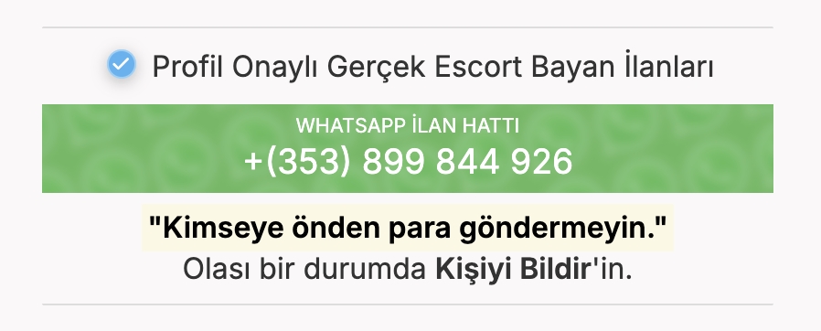 Sitemizin genel uyarı bloğu